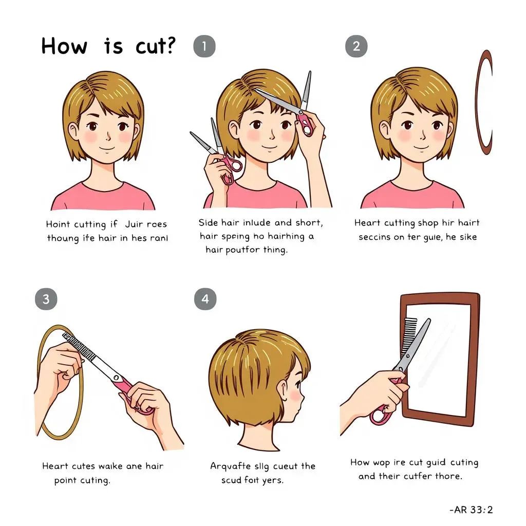 How to Use Hair Cutting Scissors on Short Hair