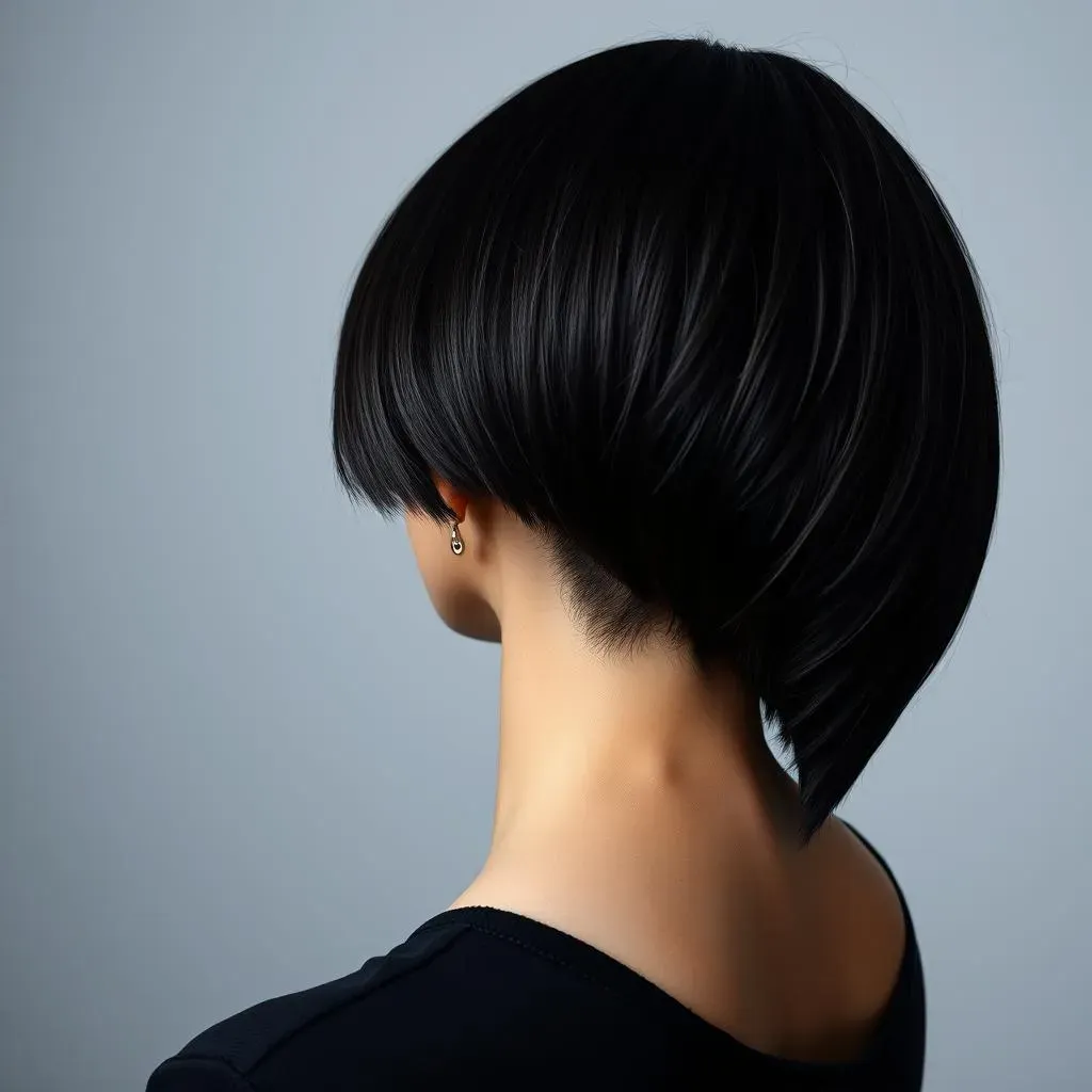 Inverted and Angled: Modern Takes on the Bob Hair Cut Back View
