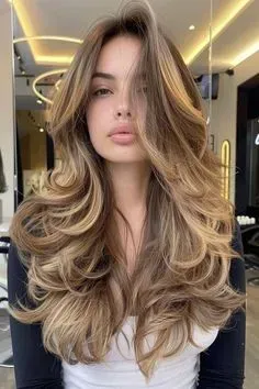Keeping Your Brown Hair with Blonde Highlights Butterfly Cut Fresh