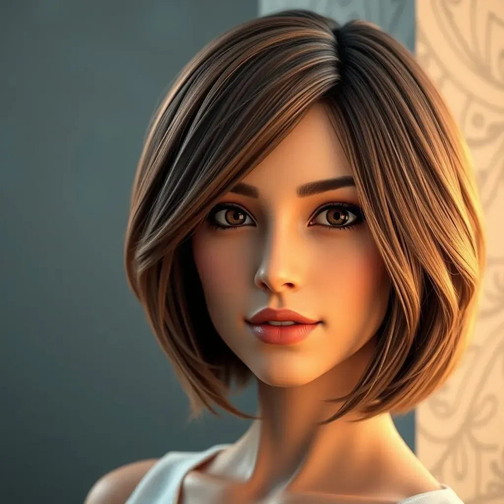 Layered Bob: Adding Volume and Texture