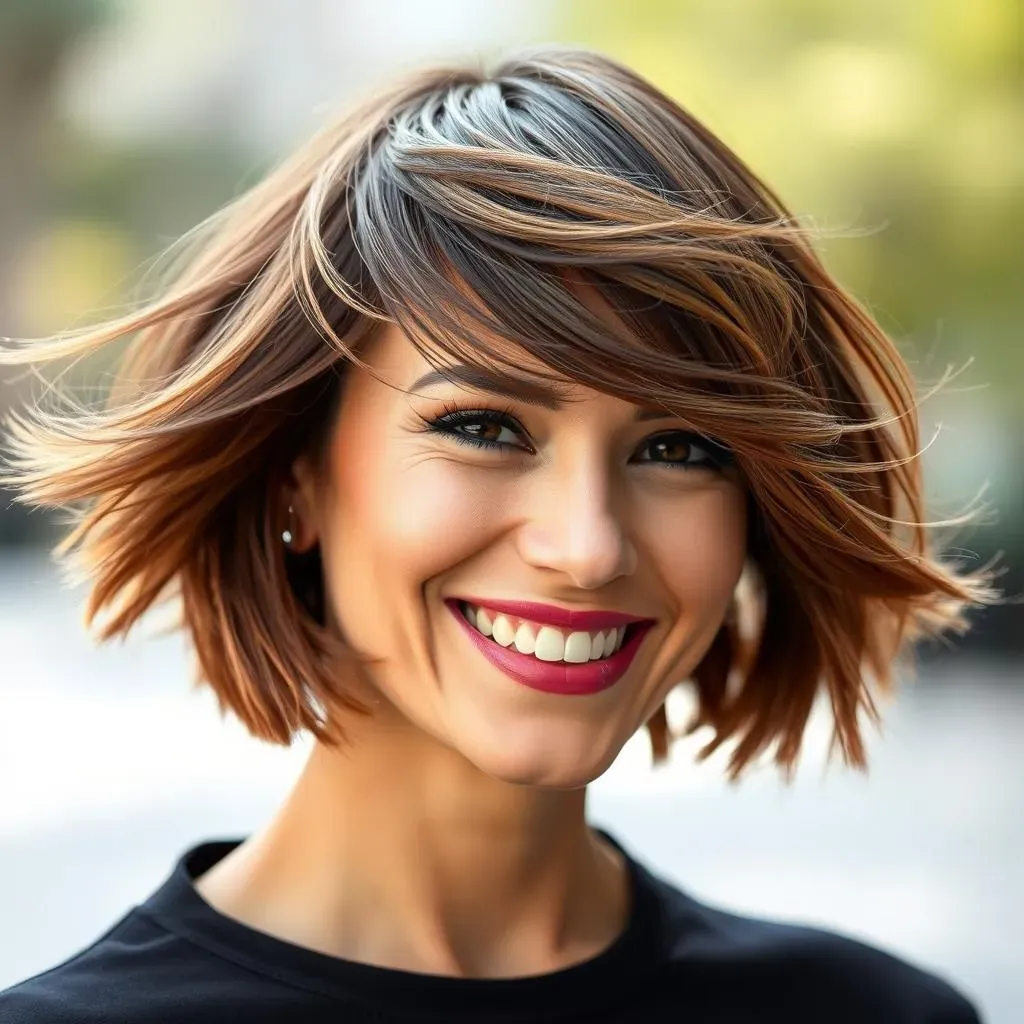  Layered Hair Cut Bob Cut: Adding Dimension and Movement 