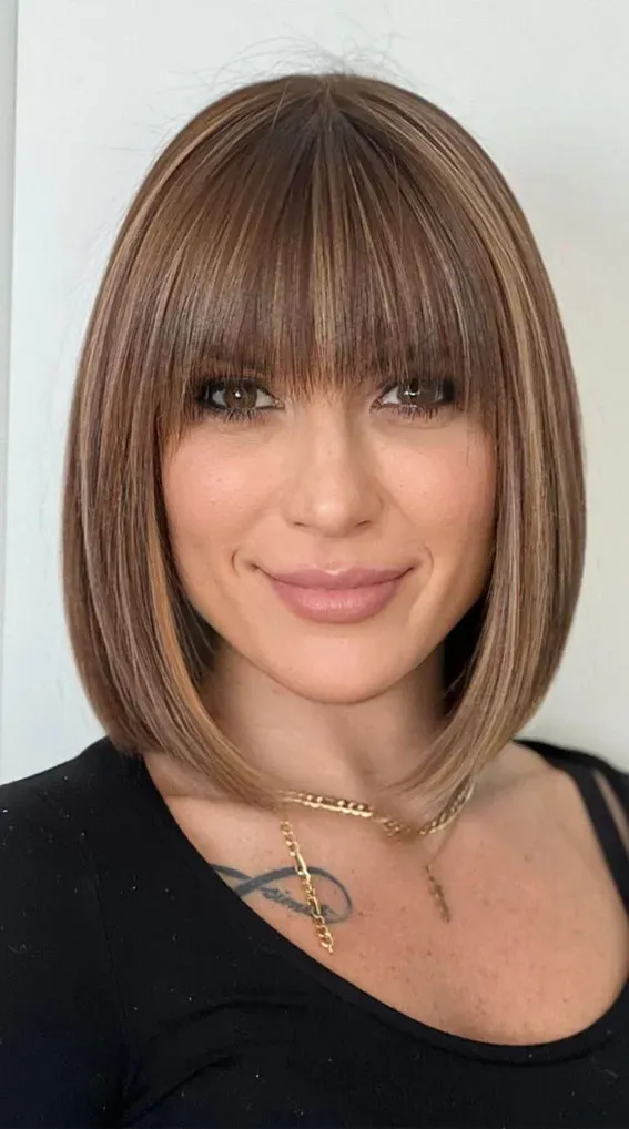 Discover Your Perfect long bob hair cuts with bangs