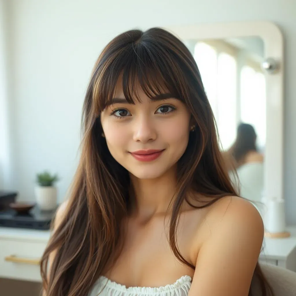 Discover the Perfect Long Haircut with Bangs for You