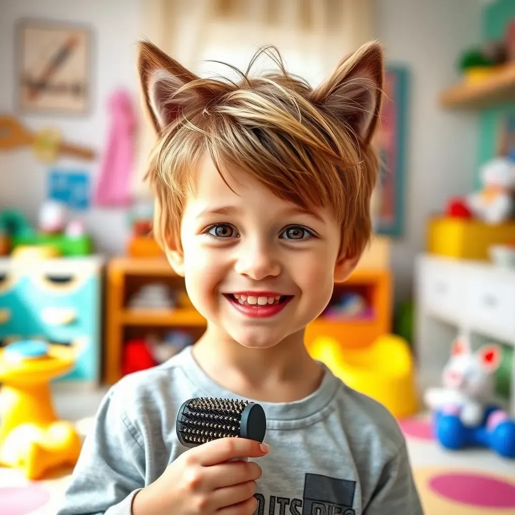 Maintaining Your Kid's Wolf Haircut at Home