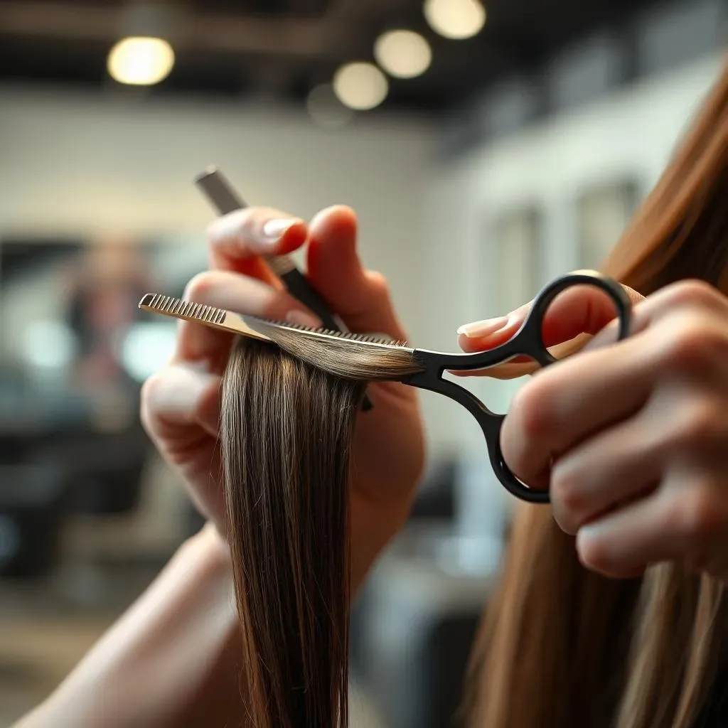 Mastering Techniques: Cutting and Thinning Thick Hair with Scissors