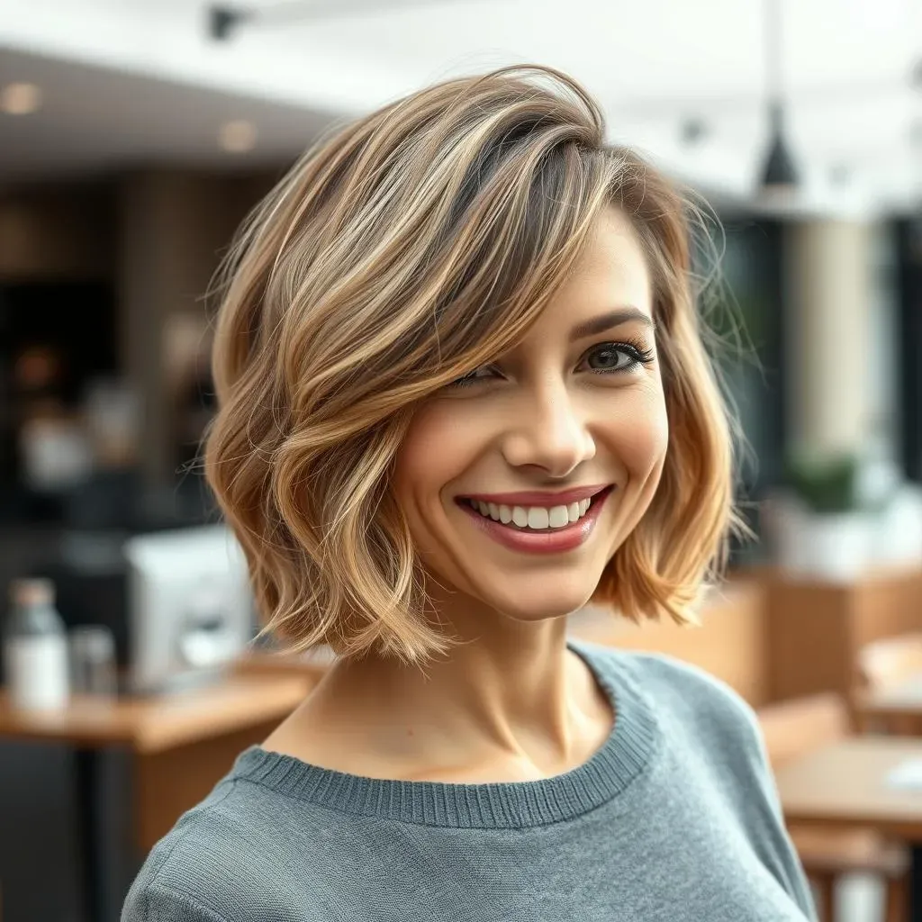 NeckLength Cute Wavy Bobs: Effortless Chic