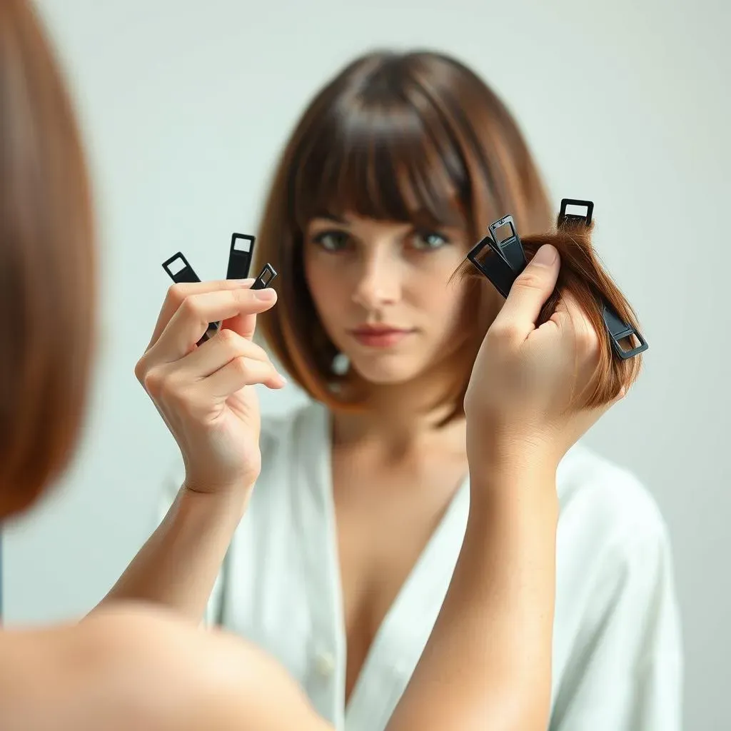Parting and Sectioning Your Hair for a Bob