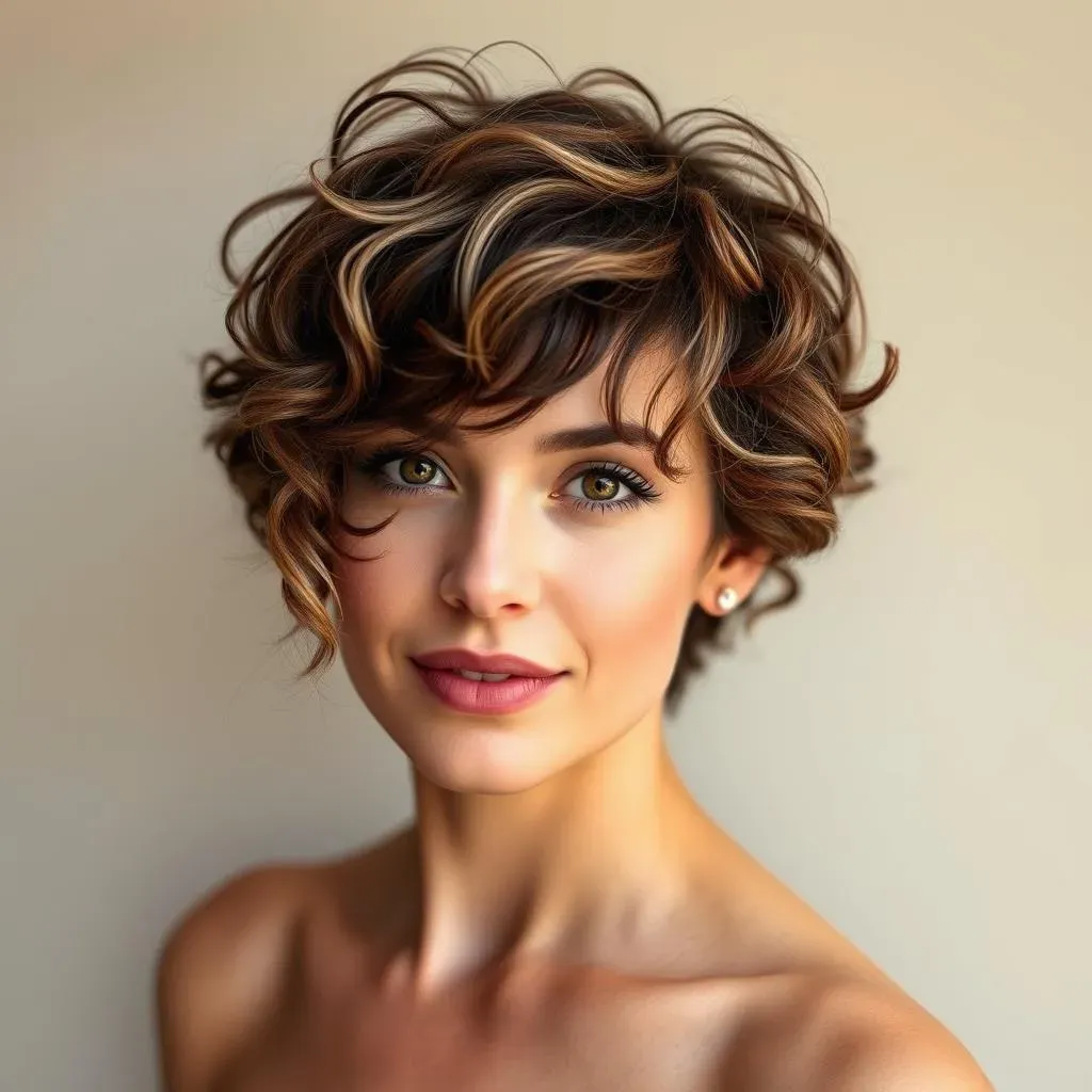 Popular Curly Haircut Styles with Highlights