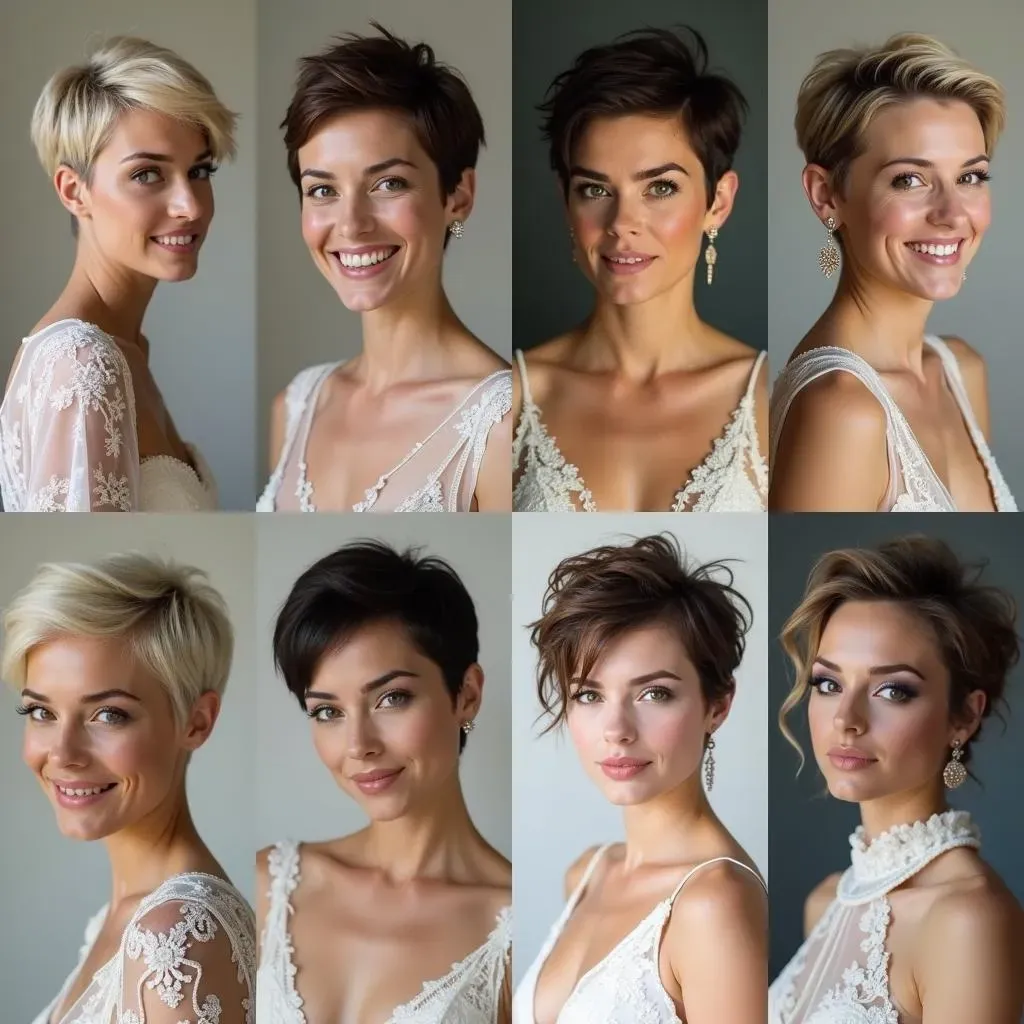 Real Brides Rocking Pixie Haircuts at Their Weddings