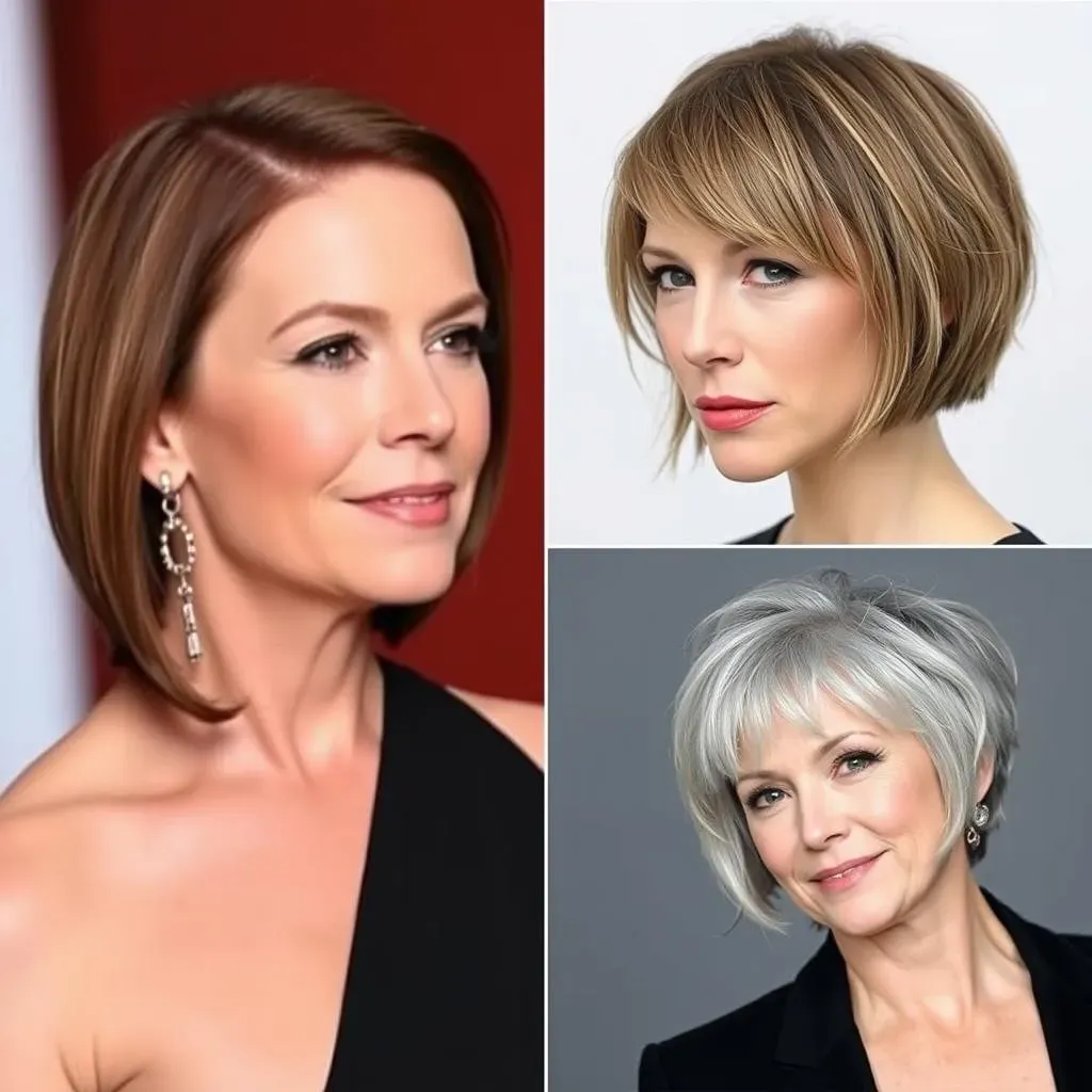 RealLife Inspiration: Celebrities Rocking Bob Hair Cuts for Over 50