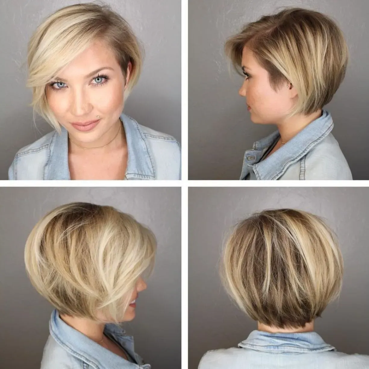 Discover Your Perfect short hair bob cut for round face