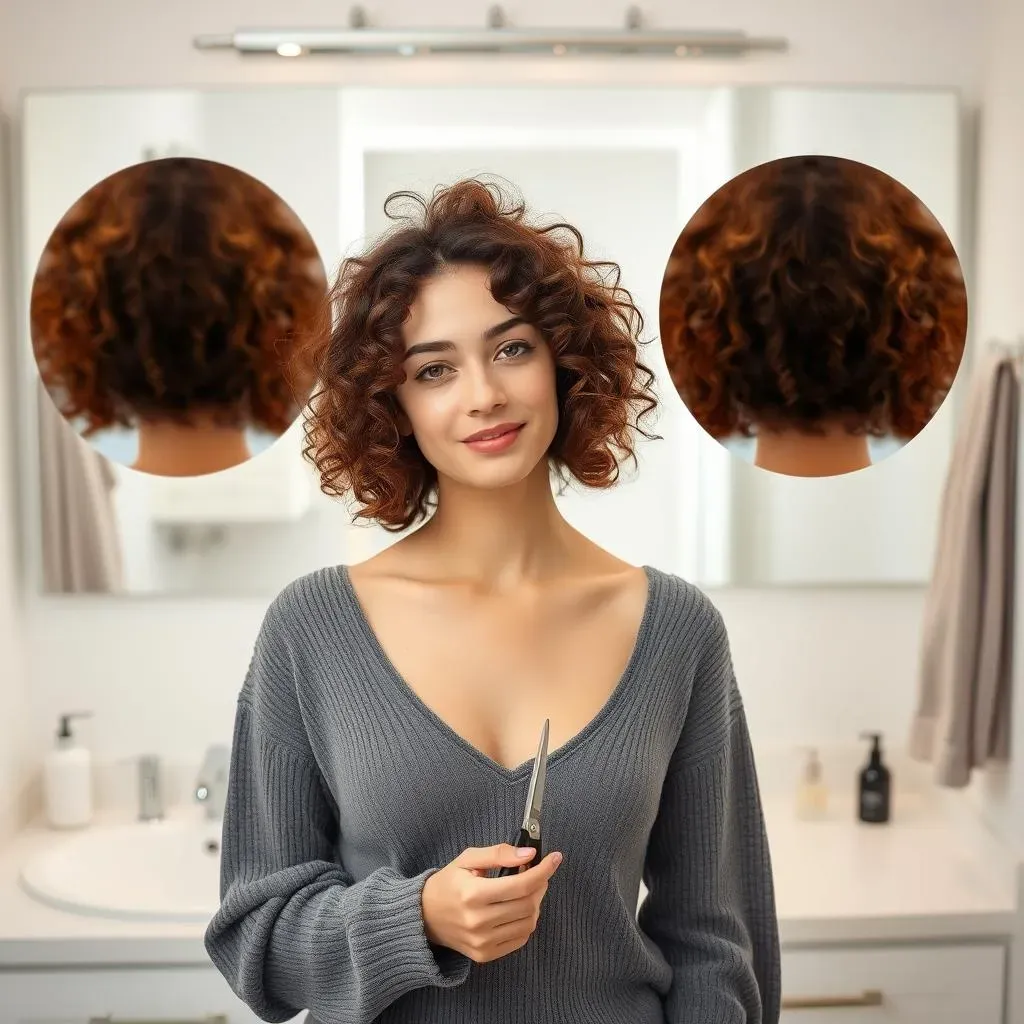 StepbyStep: Cutting Your Curly Hair into a Bob at Home
