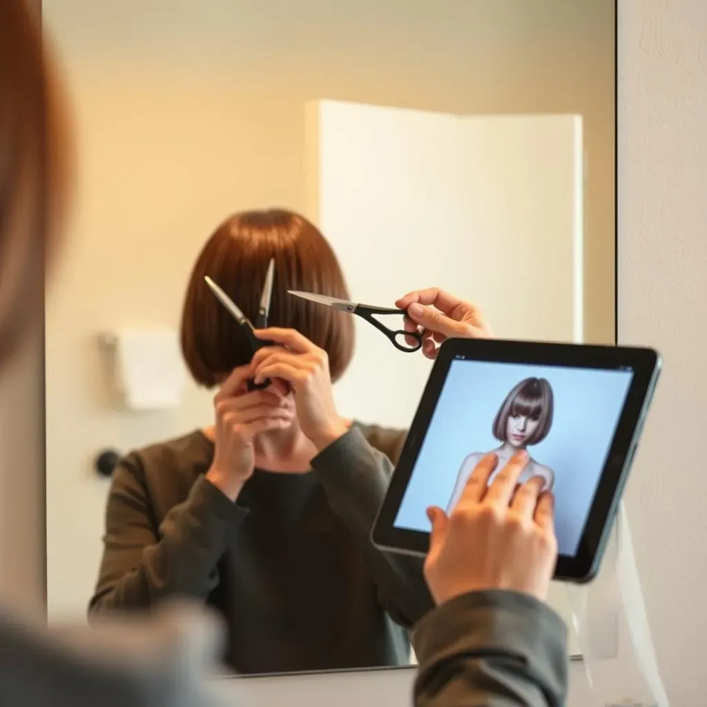 StepbyStep: Cutting Your Own Bob Hair Cut at Home