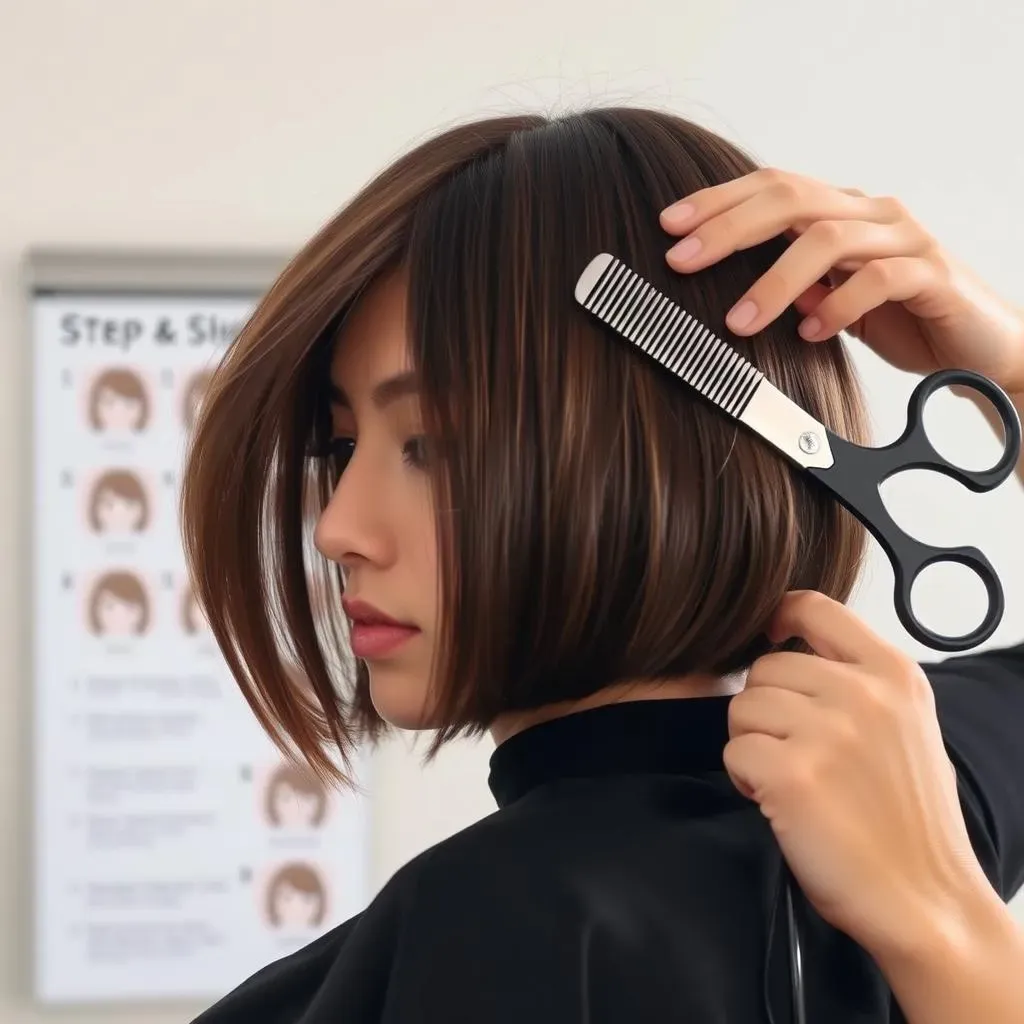 StepbyStep Guide: Cutting Your Hair Into a Short Bob