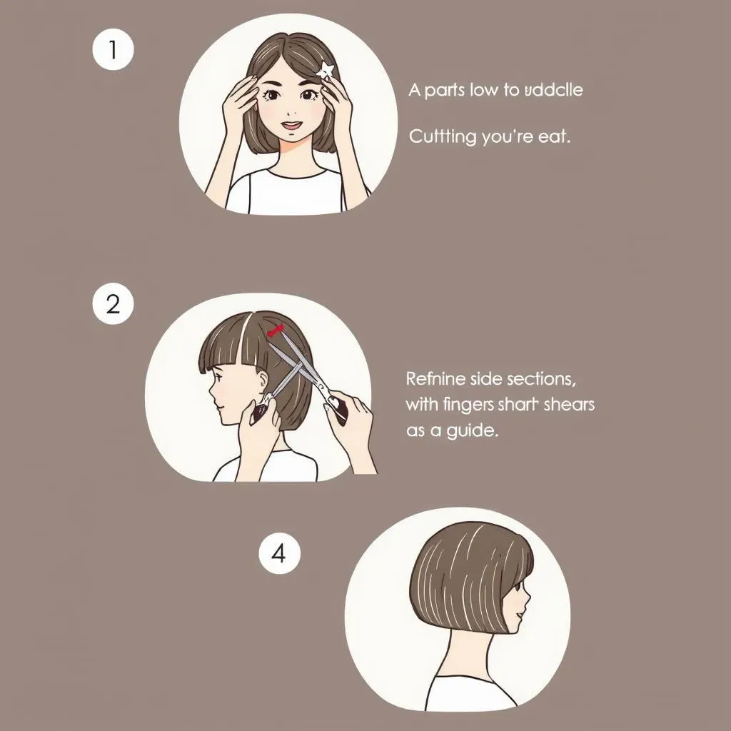 StepbyStep Guide for Cutting Your Own Hair Bob