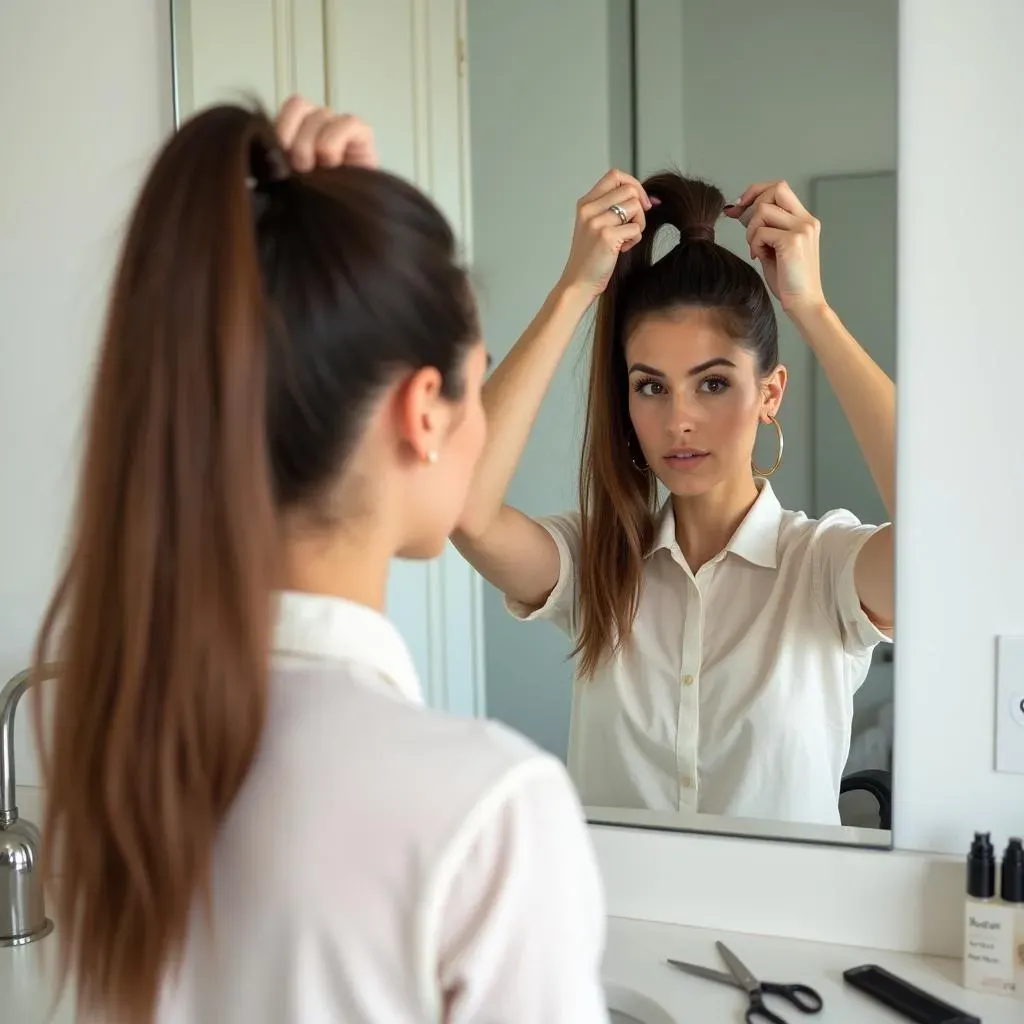 StepbyStep Guide: How to Cut Your Own Hair into a Bob Using the Ponytail Method