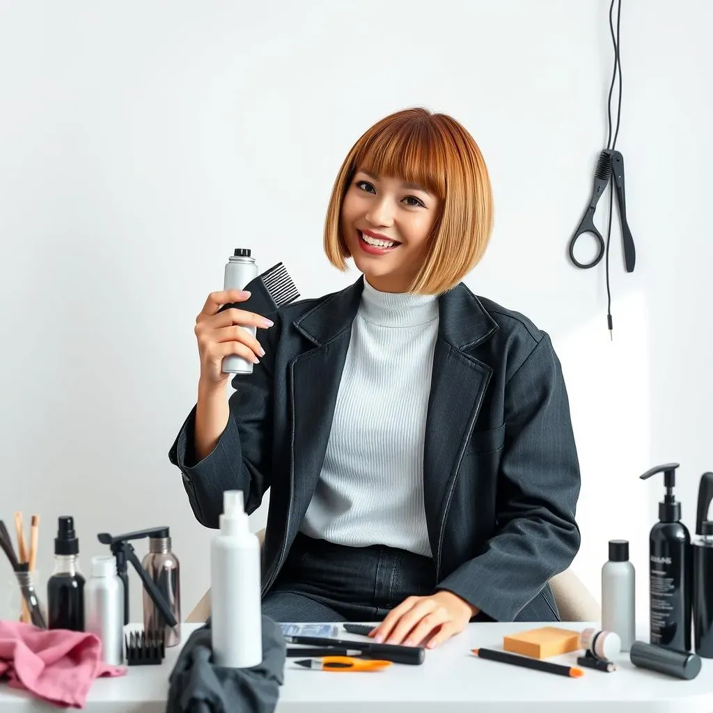Styling and Maintaining Your Bobbed Hair Cut