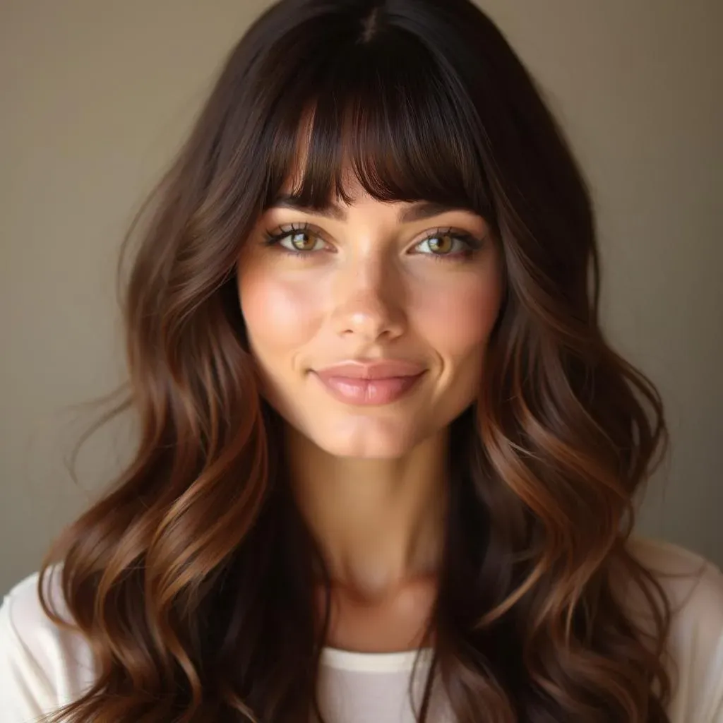 Styling Long Hair with Curtain Bangs: Ideas & Inspiration