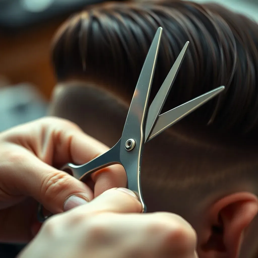 Styling the Top: Scissors Techniques for Men