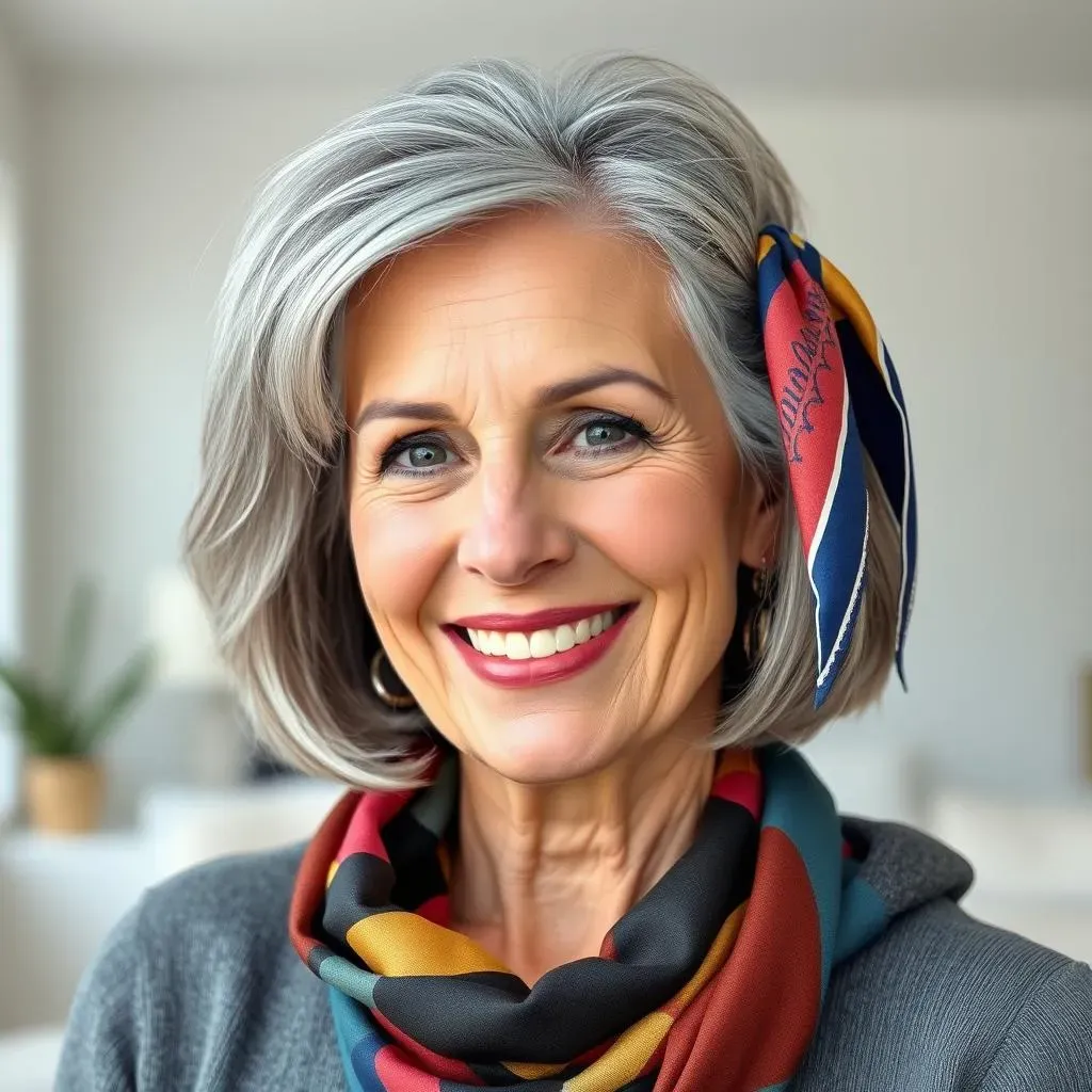 Styling Tips to Enhance Your Gray Hair Bob Cut