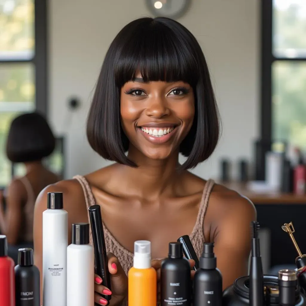 Styling Your Blunt Cut Bob: Tips and Tricks for Black Hair