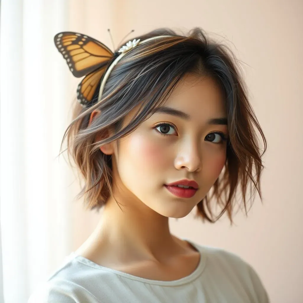 Styling Your Butterfly Haircut with Highlights