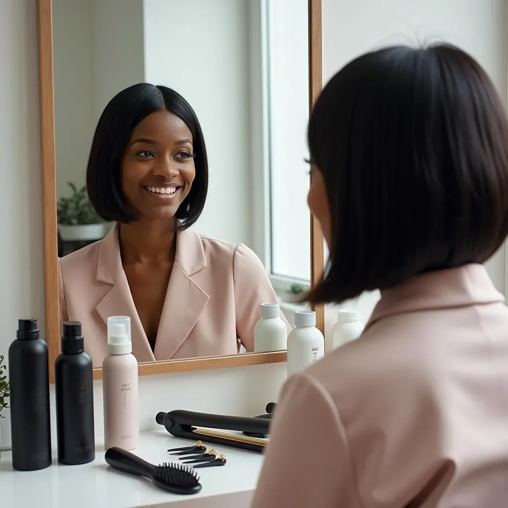 Styling Your Cute Bob Cut: Tools, Products, and Techniques for Black Hair