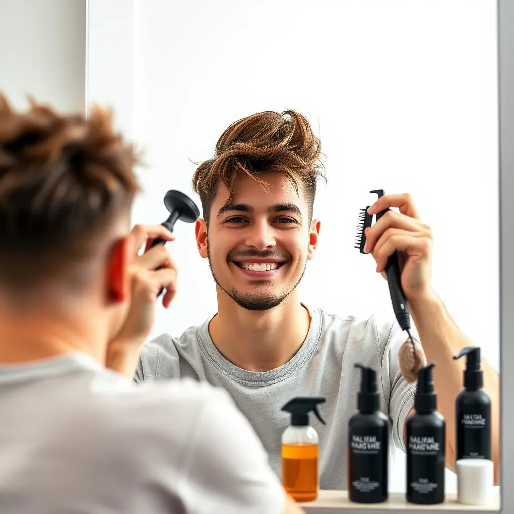 Styling Your Men's Haircut for a Round Face: Products & Techniques