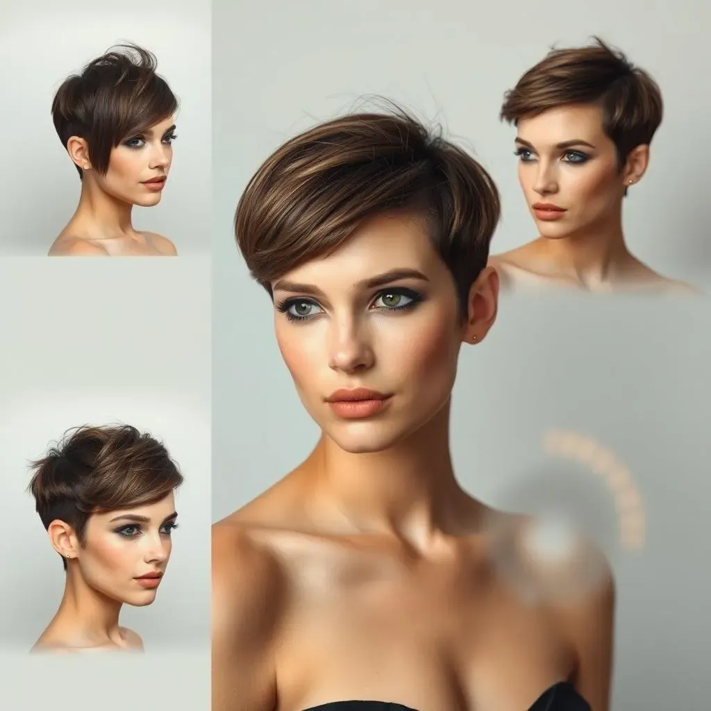 Styling Your Pixie Cut to Enhance Your Round Face