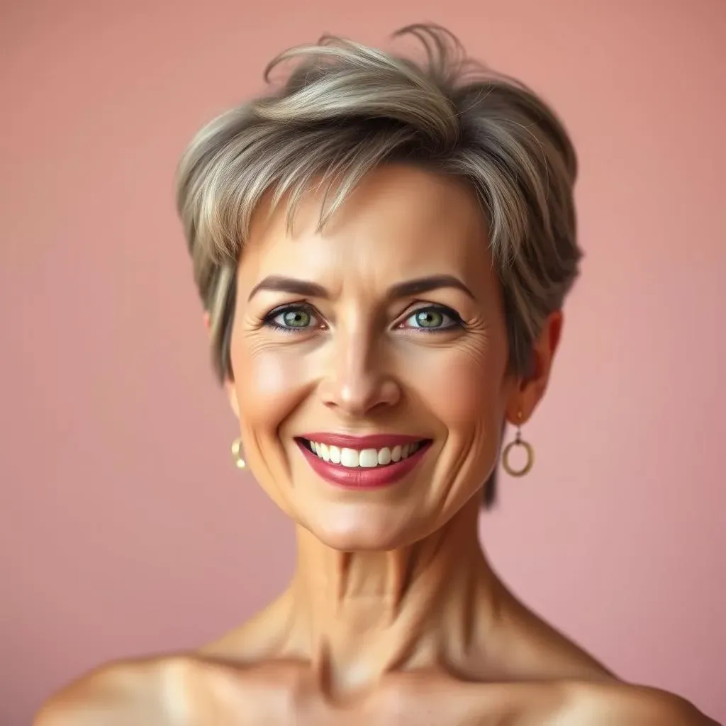 The Best Women's Haircuts for Older Women:  Short & Sweet Styles