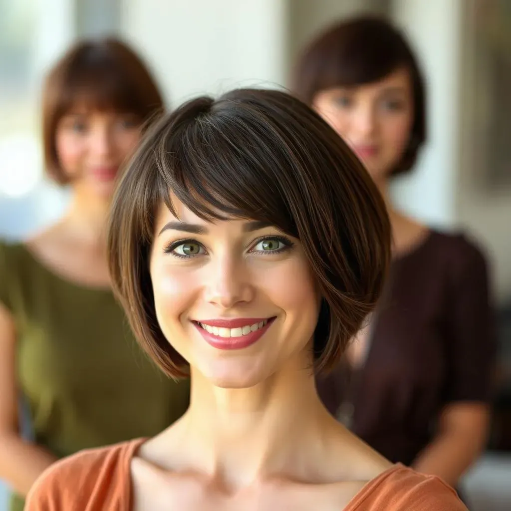 The Most Flattering Bob Lengths for Round Faces