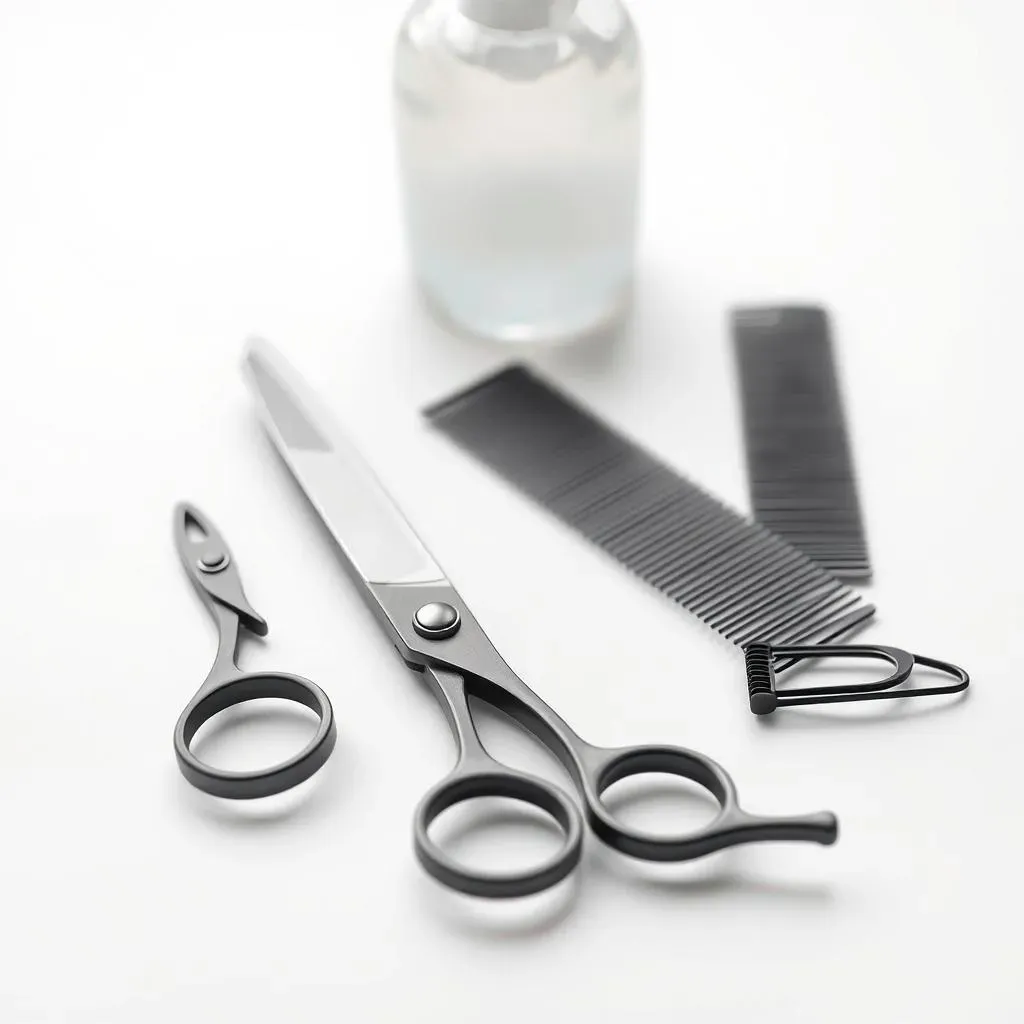 Tools and Prep for Cutting Your Own Hair for Special Events