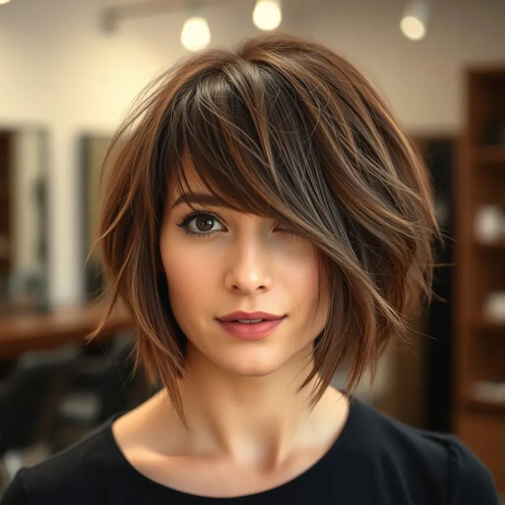Trendy Bob Cut Styles with Bangs to Add Volume to Fine Hair
