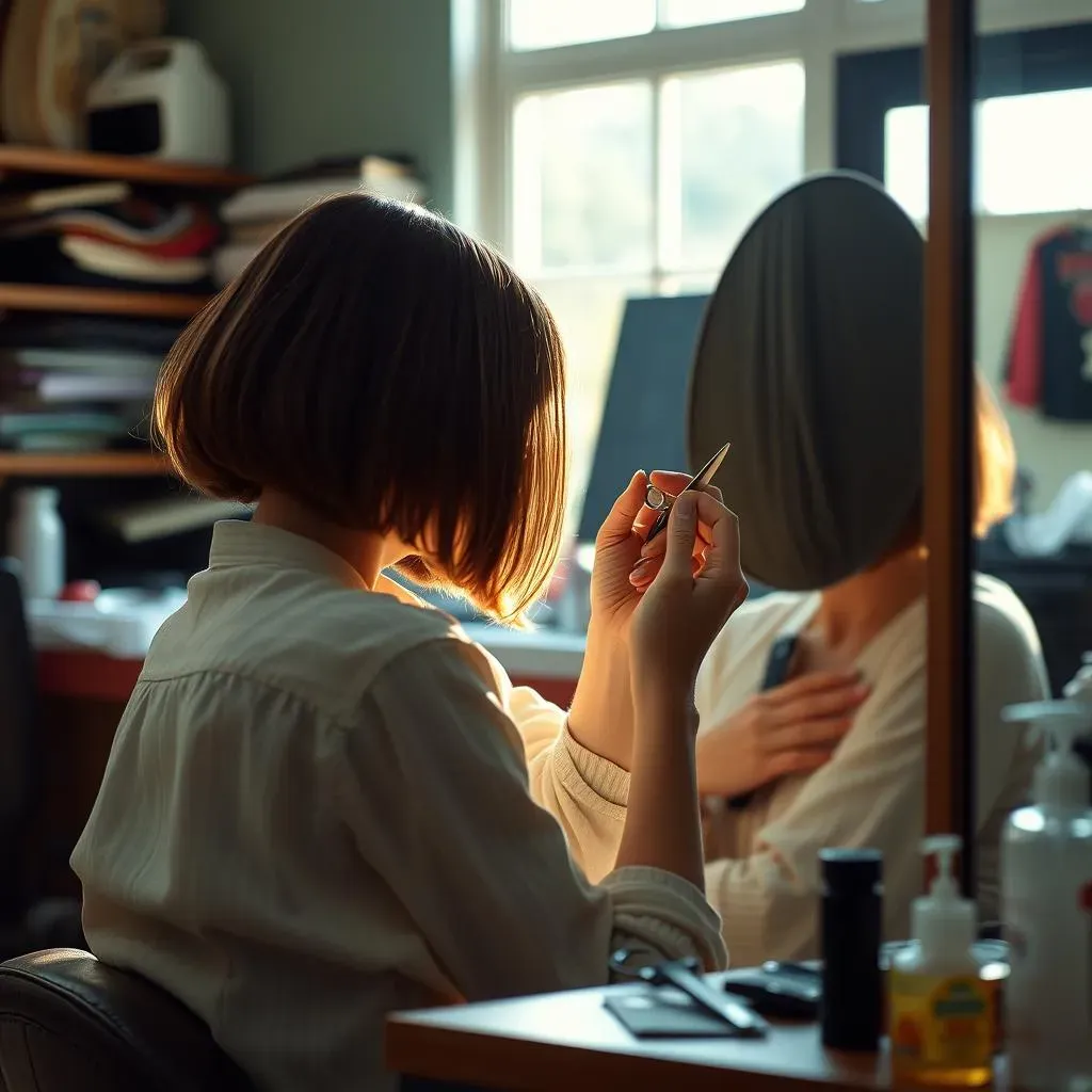 Trimming and Shaping Your Bob as It Grows