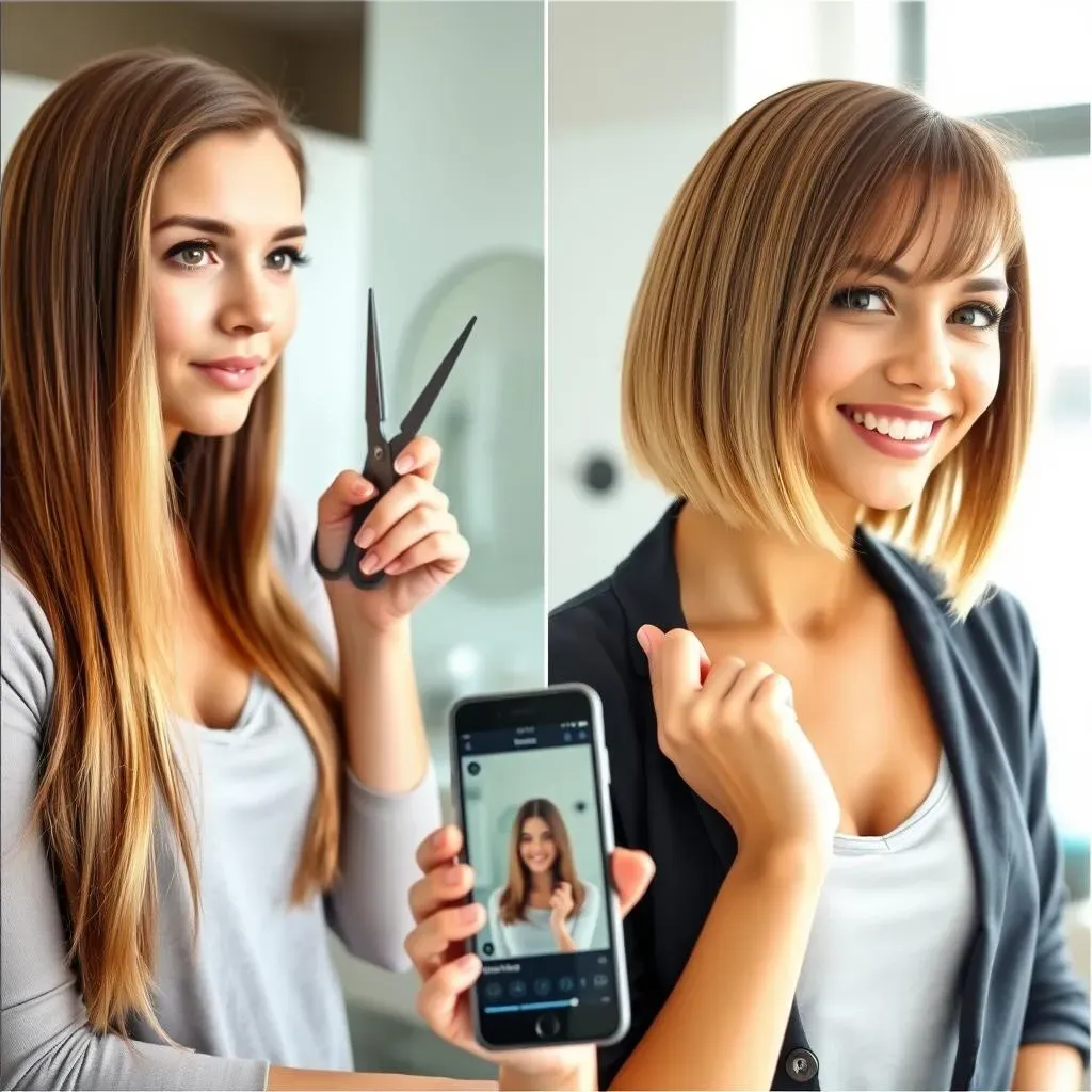 Video Tutorial: Watch How to Cut Your Own Hair into a Bob