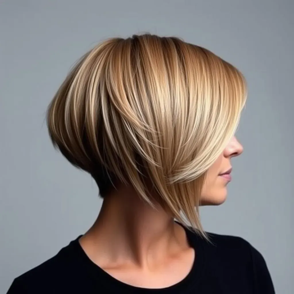 What is a Bob Hair Cut Long Front Short Back?