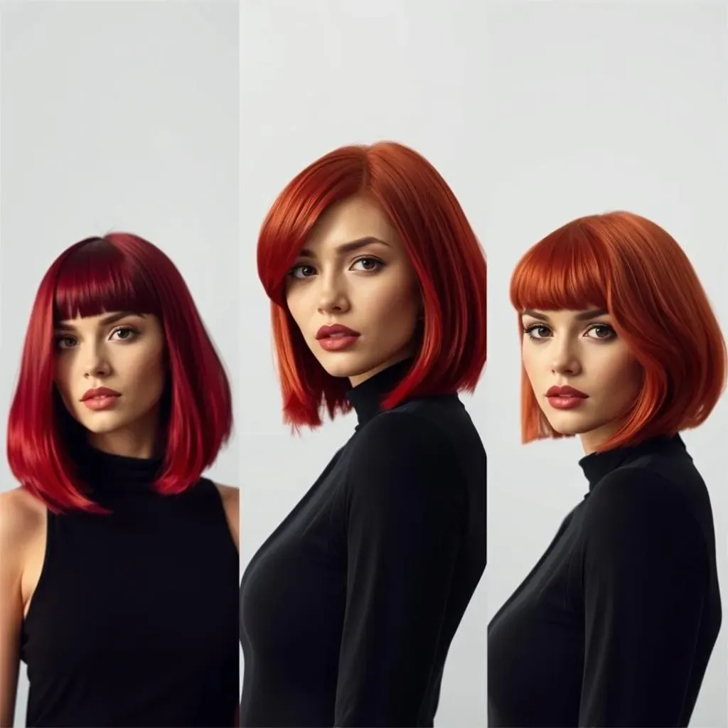Why a Bob Cut and Red Hair is the Perfect Combo
