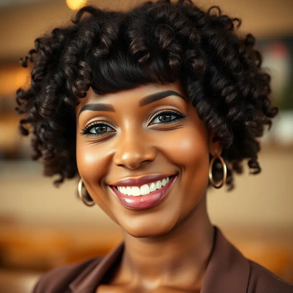 Why a Curly Bob with Bangs is the Perfect Haircut