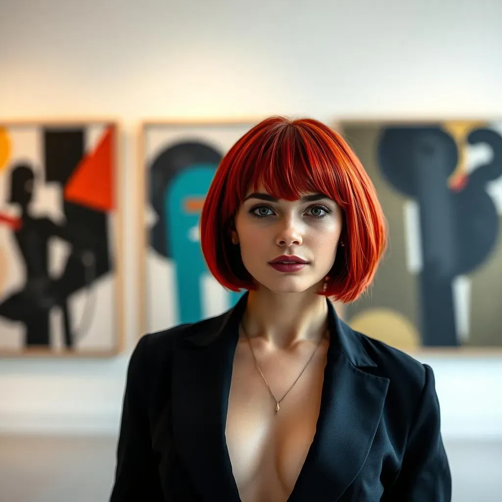 Why a Red Bob Haircut is Always a Bold Choice