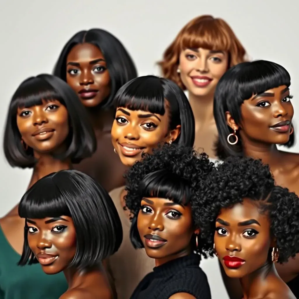 Why the Bob Cut with Bangs is a Timeless Choice for Black Hair
