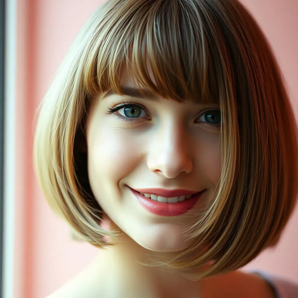 Why the Bob Hair Cut with Curtain Bangs is Trending